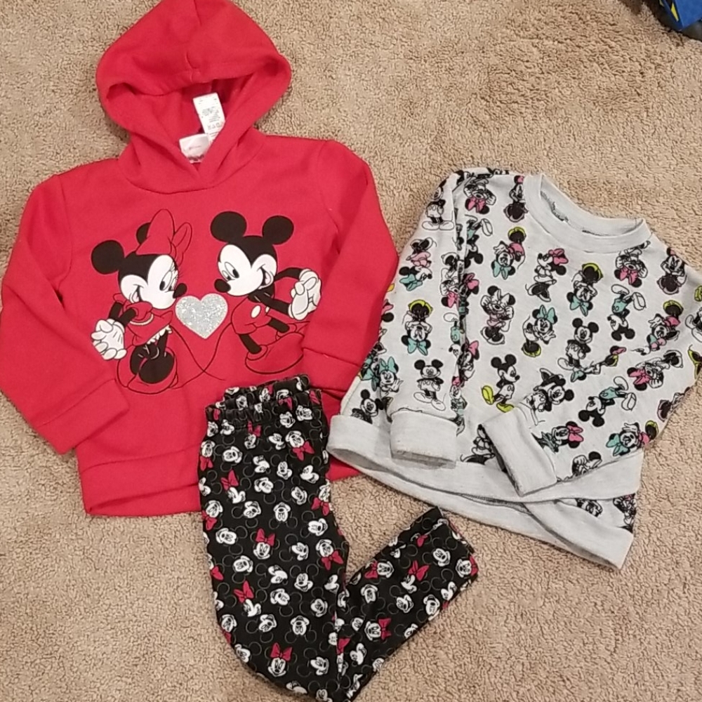 Disney Mickey & Minnie sweatshirts size 4T